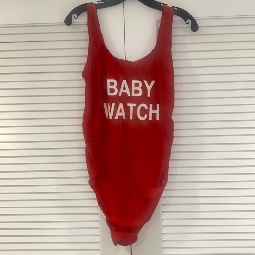 Maternity Baby Watch Bathing Suit Size Large